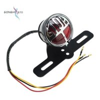 1 Chiếc Xe Máy LED Retro Đèn Hậu Miller Dừng Đuôi Đèn Hợp Kim Nhôm Biển Số Đèn Phía Sau Cho Harley Chopper Bobber Cafe Racer