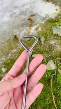1 cọc Inoc + 1 xích chân gà mồi, xích chân gà rừng, xích chân gà tre
