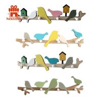 1 Con Chim Hình Móc Treo Khăn Giá Áo Móc Nón Giá Treo Mũ Móc Chìa Khóa Gỗ Áo Móc Treo Tường Trang Sức Móc A