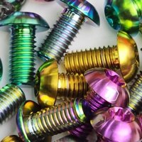 1 con Ốc dĩa thắng hiệu Ti-parts, Titanium Disc Brake Rotor Bolt M5 T25 Ebike Shimano & Sram Magura Birdy Torx MT5 MT7 M9120 M8120 M8100 M8000 M7100 Ti-Parts