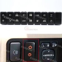 1 Công Tắc Bật / Tắt Đèn led Sương Mù 12v Cho Xe Hơi toyota prado lc100 reiz hilux landcruiser