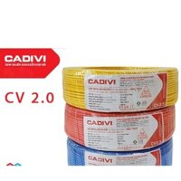 1 CUỘN = 100M - Dây Điện Đơn CADIVI  CV  2.0 mm  ( hàng chính hãng )