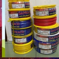 1 cuộn 100m Dây Đôi Mềm Daphaco,   2x30 giao màu ngẫu nhiên