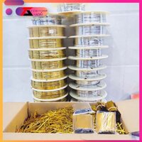 1 CUỘN 1KG 750m Kẽm kim tuyến cột lan Buộc cây cảnh, trang trí handmade, làm cây cảnh, cây thần tài, trang trí tiệc tùng