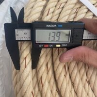 1 Cuộn Dây thừng PP (dây bô thái) loại tốt size 14mm, dài 220m màu nâu, mềm dẻo, siêu bền, chịu lực tốt, chống tia UV