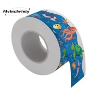 1 Cuộn Đường Viền Dán Biển Động Vật Ban Biên Giới Để Trang Trí Bảng Tin, Tường, Bàn Làm Việc, Cửa Sổ, Cửa Sổ 65.6Ft