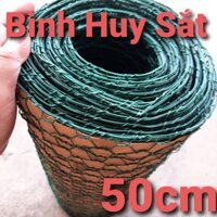 1 cuộn lưới mắt cáo xanh bọc nhựa khổ 50cm nặng 4kg