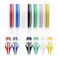 1 Cuộn Màu Trơn Thân Xe Decal Vinyl Miếng Dán Sọc Hai Dòng Băng Trang Trí Xe Ô Tô Phụ Kiện 12 * 9800mm