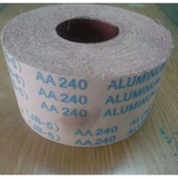 1 cuộn - Nhám vải JB5 khổ 1 tấc dài 45-50 mét chuyên dùng cho sơn đồ gổ
