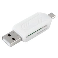 1 Đầu Đọc Thẻ Đa Năng Điện Thoại Di Động Máy Tính Đầu Đọc Thẻ Micro USB OTG Đọc Thẻ OTG/TF/S-D Đèn Flash bộ Nhớ Bán Buôn