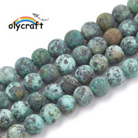 1 Dây Châu Phi () Hạt Dây Tròn Mờ Lỗ 8mm: 1mm khoảng 44 ~ 48 cái / sợi 15 inch