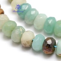 1 Dây Hoa Mặt e Rondelle Hạt Dây 8x5mm Lỗ: 1mm khoảng 64 ~ 76 cái / sợi 14,5 inch