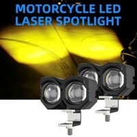 1 Đèn Pha LED Ánh Sáng Trắng / Vàng ATV Cho Xe Máy