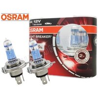 1 đôi bóng đèn tăng sáng, siêu sáng H4 110%- 150% 60/55W - Osram Night Breaker