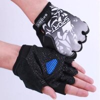 1 Đôi Găng Tay Giữ Ấm Chống Gió Chống Thấm Nước Mjy 5 Dành Cho Nam Nữ Đi Xe Đạp Leo Núi Mùa Đông - Hở ngón Xám