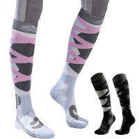 1 Đôi Mùa Đông Nam Nữ Cotton Ấm Áp Trượt Tuyết Tất Thể Thao Trượt Tuyết Đi Xe Đạp Người Lớn Cưỡi Dày Giữ Nhiệt Chân Hỗ Trợ