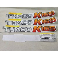 1 đôi tem chữ THACO K165 ( chính hãng dùng cho các dòng xe KIA K165)
