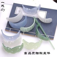 1 Giá Chất Lượng Cao Acetate Cơ Thể Chính Tự Làm Handmade Cổ Kẹp Tóc Tua Rua Mũ Đội Đầu Vật Liệu Làm
