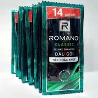 [1 Gói] - Dây dầu gội nam Romano Classic Deluxe Shampoo