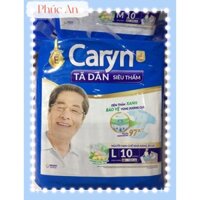1 Gói Tã Dán Người Lớn Caryn L10 Miếng Vòng Hông 68 Đến 122 Cm - Bỉm Dán Người Bệnh Caryn L10 Thấm Hút