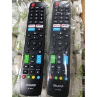 1 HÀNG CHÍNH HÃNG Remote Điều khiển tivi Sharp Smart TV RC-NF02- Hàng chính hãng mới, phím mềm , nhạy