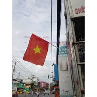 1 - (HCM) Combo Bộ Treo Cờ Tổ Quốc + Lá Cờ Tổ Quốc Loại Tốt Cây Dài1,5m- Chân Cắm Cờ Và Cây Treo Cờ Toàn Bộ INOX Cao Cấp