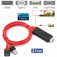 1 * HD 1080 P Viên Cùng Màn Hình Dòng Android USB TV AV HDMI Dây Cáp Dây