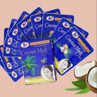 1 Hộp 10 miếng MẶT NẠ DỪA THIÊN NHIÊN