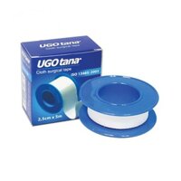 1 hộp 12 Băng dính cuộn vải lụa y tế UGOTANA kích thước 2,5cm x 5m [TANAPHAR]