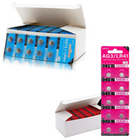 1 hộp 20 Vỉ (1 vỉ 5 viên) Pin Cúc Áo LR44/LR41 Pin đồng hồ điện tử, đồ chơi, máy trợ thính...