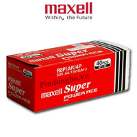 1 Hộp 40 viên Pin AA Maxell R6P (AA) Chính Hãng sản xuất tại Indonesia