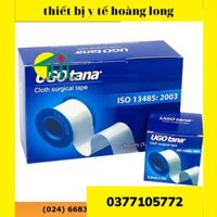 1 hộp 6 cuộn Băng dính cuộn vải lụa y tế UGOTANA kích thước 5cm x 5m [TANAPHAR]