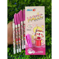 1 hộp bút Gel Điểm 10 xóa được tẩy được Mazzic Thiên Long TP-GELE01 (20c/hộp)