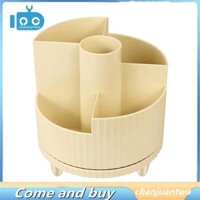 1 Hộp đựng cọ trang điểm, 360° Xoay Trang Điểm Tổ Chức Cọ Trang Điểm Tổ Chức Nhựa Trang Điểm Bàn Chải Cốc Trang Điểm Bàn Chải Giá Đỡ, A