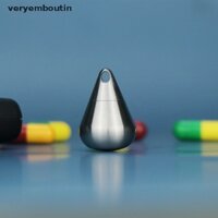 1 Hộp Đựng Thuốc Mini Bằng Thép Không Gỉ Chống Thấm Nước