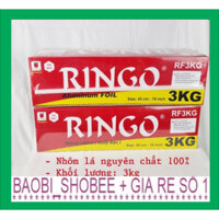 1 HỘP GIẤY BẠC NƯỚNG THỰC PHẨM RINGO 45X3KG _ BAO BÌ