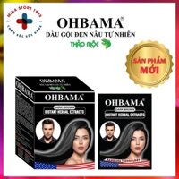 1 hộp GỘI LÀ ĐEN OHBAMA - hộp 10 gói - màu đen