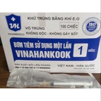 1 hộp Kim tiêm y tế 5cc 100c dùng trong spa thẫm mỹ viện lấy máu prp