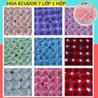 [1 HỘP LOẠI 1] Hoa Sáp Ecuador 7 Lớp , Hoa Hồng Sáp Thơm 25 Bông