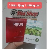 1 Hộp Nấm Viên Slim tặng 1 Miếng dán tan mỡ Fitplus Slim Patch