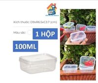 1 Hộp Nhựa Lạnh Bầu 100ml Đựng Chanh , Muối Tiêu Gia Vị Ớt Nhựa Việt Nhật 6685-1