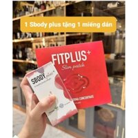 1 Hộp Sbody Plus tặng 1 Miếng dán tan mỡ Fitplus Slim Patch