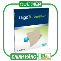 [1 HỘP] URGOTUL AG/SILVER 5x5, 10x12, 15x20 - Gạc chống dính tẩm BẠC nhanh lành vết thương nhiễm trùng, loét tì đè, bỏng