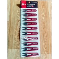 1 Hộp/ Vỉ 12 chiếc Kéo Bấm, kéo Cắt Chỉ Bấm Chí Thừa Chất Liệu Thép, Loại Xịn,Vô Cùng Tiện Lợi