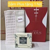 1 Hộp viên Thảo Mộc Hoa-Sâm- Đất Plus tặng 1 Nịt bụng định hình Body.s