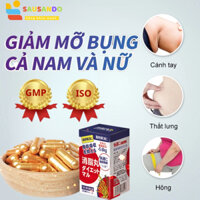 【1 hộp:10 viên】Sausando viên giảm cân nhật bản thuốc giảm cân xanh an toàn cấp tốc 10 kg giảm cân sau sinh Chặn nhiệt