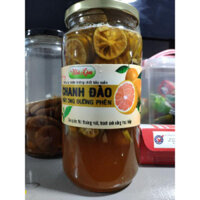 1 hũ chanh đào ngâm mật ong đường phèn không tẩy 1000ml nhà làm - THƠM NGON