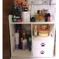 1 Kệ để đồ trang điểm họa tiết chân chó kute 2019