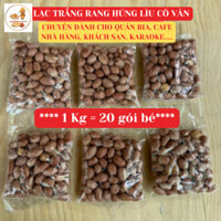 1 Kg = 20 gói Lạc trắng rang húng lìu Cô Vân chính hiệu, thơm giòn siêu ngon, đặc sản Hà Nội
