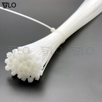 1 Kg Dây Cáp Rút Nhựa, Dây Thít Màu Đen Và Trắng, Đủ Size 10cm ,15cm, 20cm, 25cm, 30cm, 40cm, 50cm, 60cm, 70cm